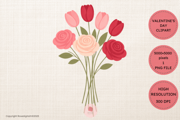Download Valentine Bouquet Clipart PNG 11 - Png Collection