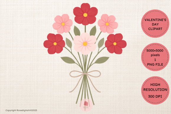 Download Valentine Bouquet Clipart PNG 8 - Png Collection