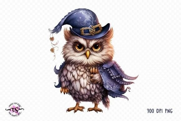 Download Watercolor Fairytale Owl Clipart - Premium Resources