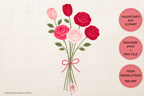 Download Valentine Bouquet Clipart PNG 17 - Png Collection