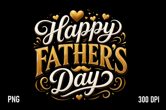 Download Happy Fathers Day Gold PNG - Png Collection