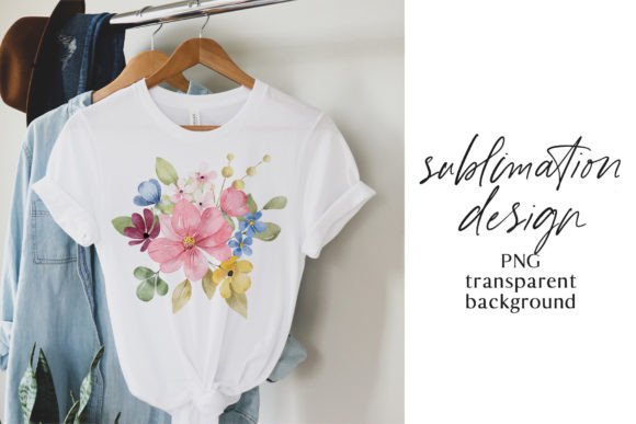 Download T-shirt Design with Flowers, PNG File. - Png Collection