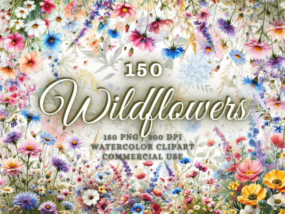 Download Wildflowers Clipart - Wildflowers Png - Png Collection