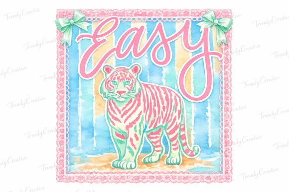 Download Easy Tiger PNG Girly Preppy Trend - Png Collection