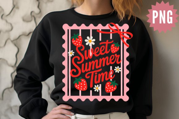 Download Sweet Summer Time Coquette Stamp PNG Des - Png Collection