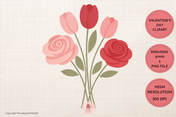 Download Valentine Bouquet Clipart PNG 9 - Png Collection
